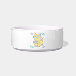 Paws & Fins – Pastel Doodle Delight Voerbakje