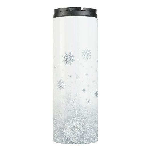 Paws & Flurries - Winter Dog Design Thermosbeker (Achterkant)