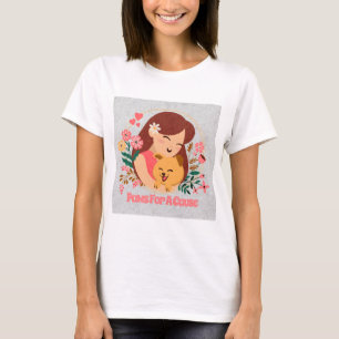 Paws for a Cause: Voorlichting over borstkanker T-shirt