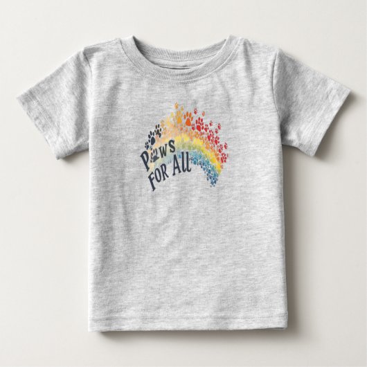 Paws for All – Regenboogpootafdruk Eenheid  (Voorkant)
