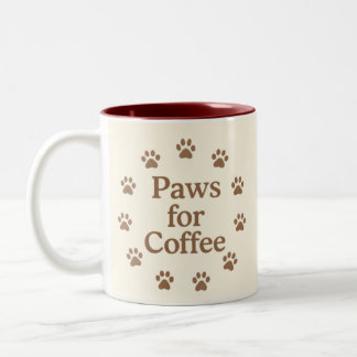 Paws for Coffee Tweekleurige Koffiemok