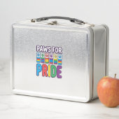 Paws for Pride Regenboog Pootafdruk Huisdier Liefh (In situ)
