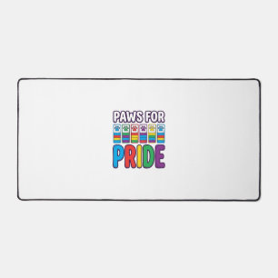 Paws for Pride Regenboog Pootafdruk Huisdier Liefh Bureaumat