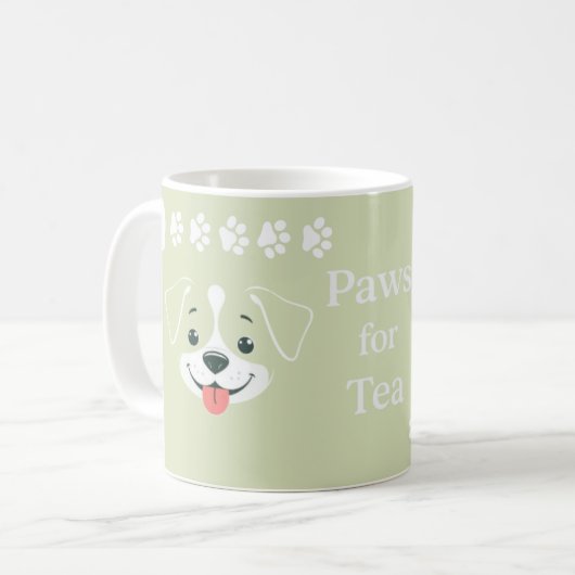 Paws for Tea Koffiemok (Voorkant links)