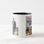 "Paws for Trump" tweekleurige koffie Mok Trump 202 (Center)