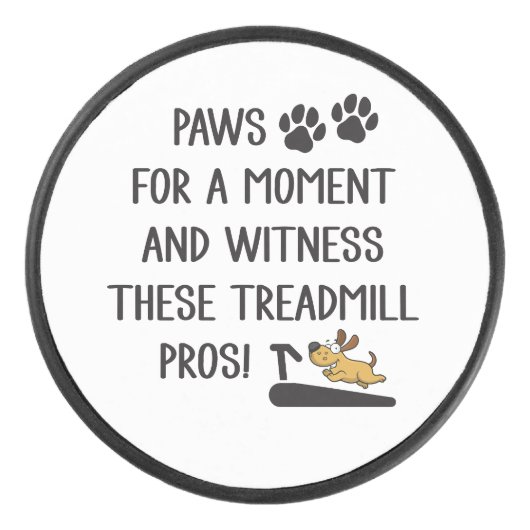 Paws & Getuige deze loopband Pro's Hockey Puck (Voorkant)