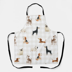 Paws Gingham lieve honden Schort