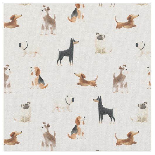Paws Gingham Stof (Close Up)