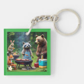 "Paws & Grill" Sleutelhanger (Achterkant)
