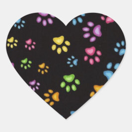 Paws Hart Sticker