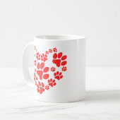 Paws Heart Koffiemok (Voorkant links)