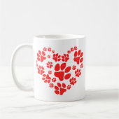 Paws Heart Koffiemok (Links)
