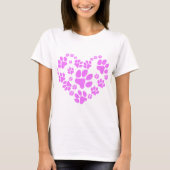 Paws Heart T-shirt (Voorkant)