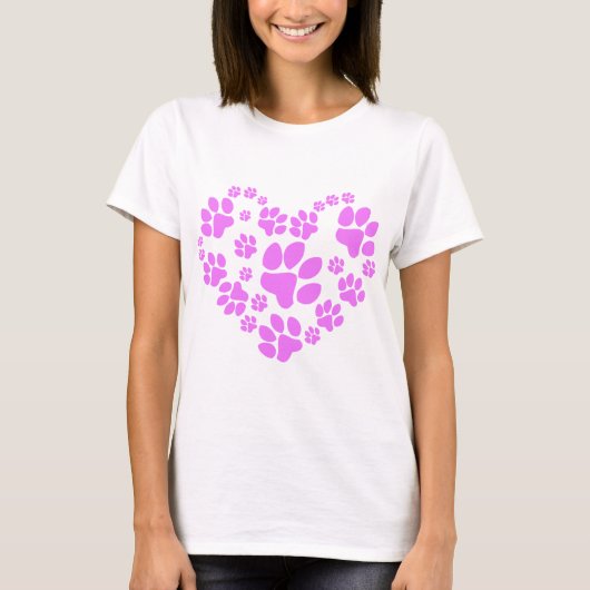 Paws Heart T-shirt (Voorkant)