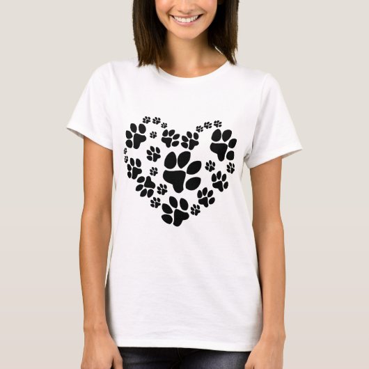 Paws Heart T-shirt (Voorkant)