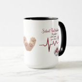 Paws & Heartbeats Mok – Furry Love in Every Sip (Voorkant rechts)