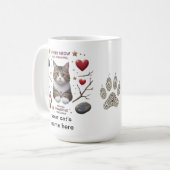 Paws & Hearts – 15 oz Classic Mok van Comfort (Voorkant links)