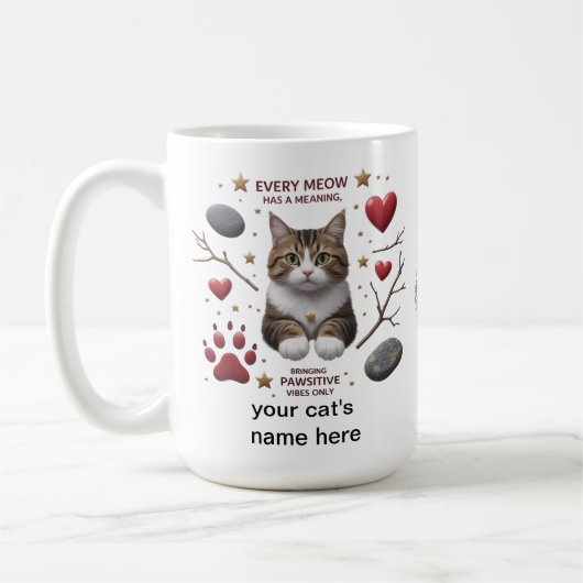 Paws & Hearts – 15 oz Classic Mok van Comfort (Links)