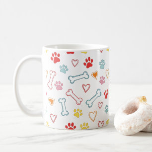Paws & Hearts Patroon Koffiemok