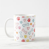 Paws & Hearts Patroon Koffiemok (Links)