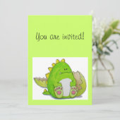 Paws here "Paul"-uitnodigingskaart Kaart (Staand voorkant)