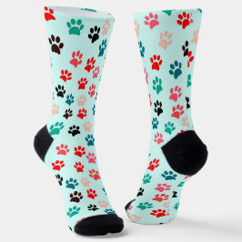Paws Hondenliefhebber Cat Lover Cat mam Pet Pastel Sokken