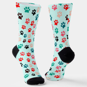 Paws Hondenliefhebber Cat Lover Cat mam Pet Pastel Sokken