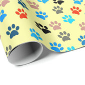 Paws Hondenliefhebber Cat Lover Dog mama Cat Mam P Cadeaupapier (Rol Hoek)