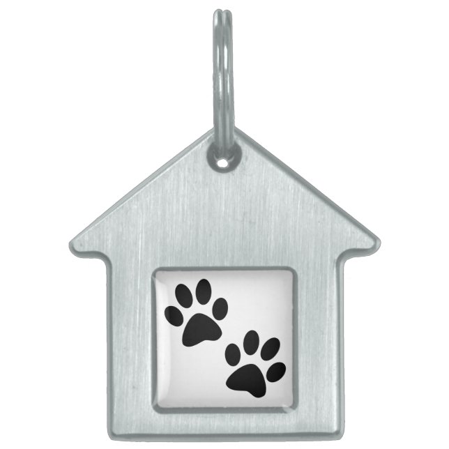 Paws Huisdieren Naamplaatje (Voorkant)