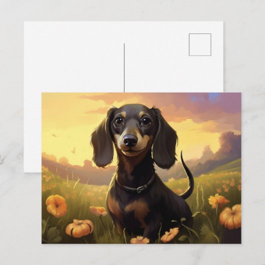 Paws in Petals-briefkaart Briefkaart (Voorkant / Achterkant)