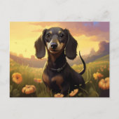 Paws in Petals-briefkaart Briefkaart (Voorkant)