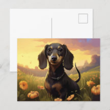 Paws in Petals-briefkaart