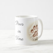 Paws in Time Koffie Mok (Voorkant rechts)