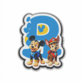 Paws-itief 1 Vandaag! Sticker (Voorkant)