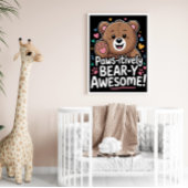 Paws-itief Beer-y Geweldige! Poster