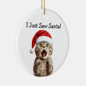 Paws-itief feestelijke kat Ornament (Rechts)