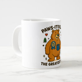 Paws-itief het grootste vader Beer Grote Koffiekop
