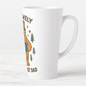 Paws-itief het grootste vader Beer Latte Mok (Rechts)