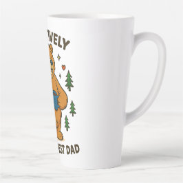 Paws-itief het grootste vader Beer Latte Mok