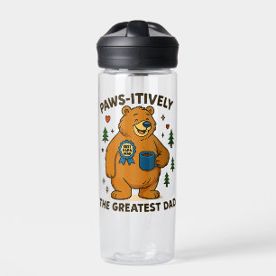 Paws-itief het grootste vader Beer Waterfles