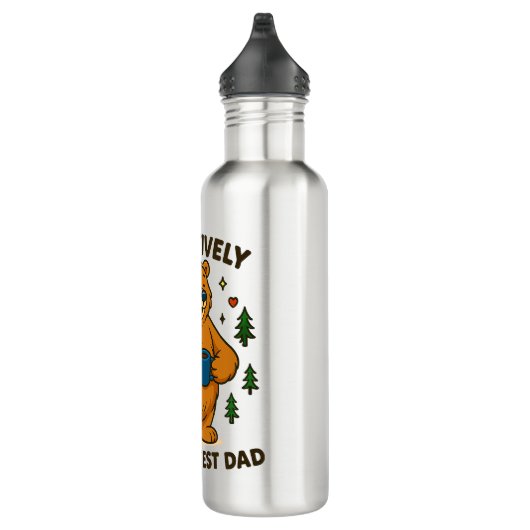 Paws-itief het grootste vader Beer Waterfles (Rechts)