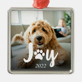 Paws & Joy Photo Pet Kerstmis Metalen Ornament