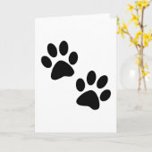 Paws Kaart (Gele Bloem)