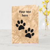 Paws Kaart (Gele Bloem)