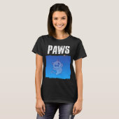 Paws Kat en Muis Kat T-shirt (Voorkant volledig)