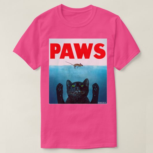 Paws Kat Kaken T-shirt (Design voorkant)