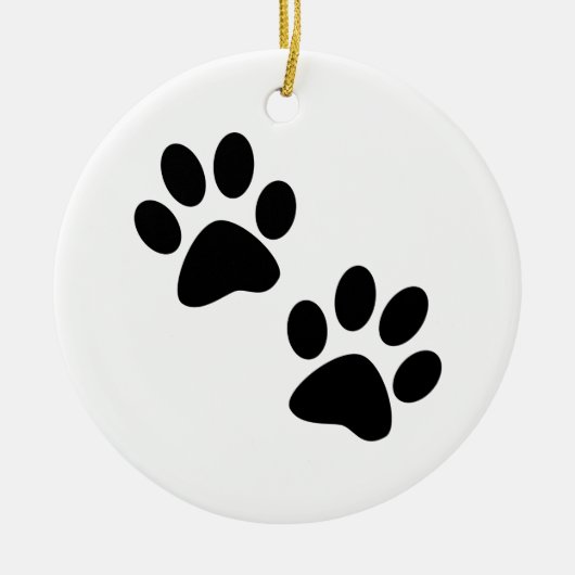 Paws Keramisch Ornament (Voorkant)
