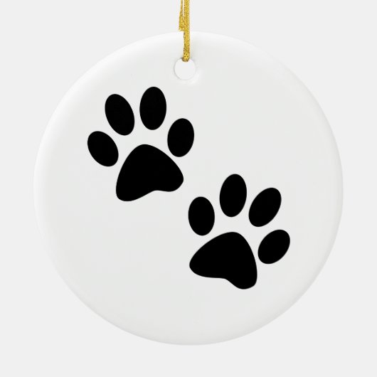 Paws Keramisch Ornament (Achterkant)
