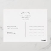 Paws Kisses Folie Valentijnsdag Briefkaart (Achterkant)