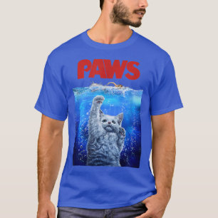 Paws Kitty Cat en People Top, Cute Funny Meow Cat T-shirt
